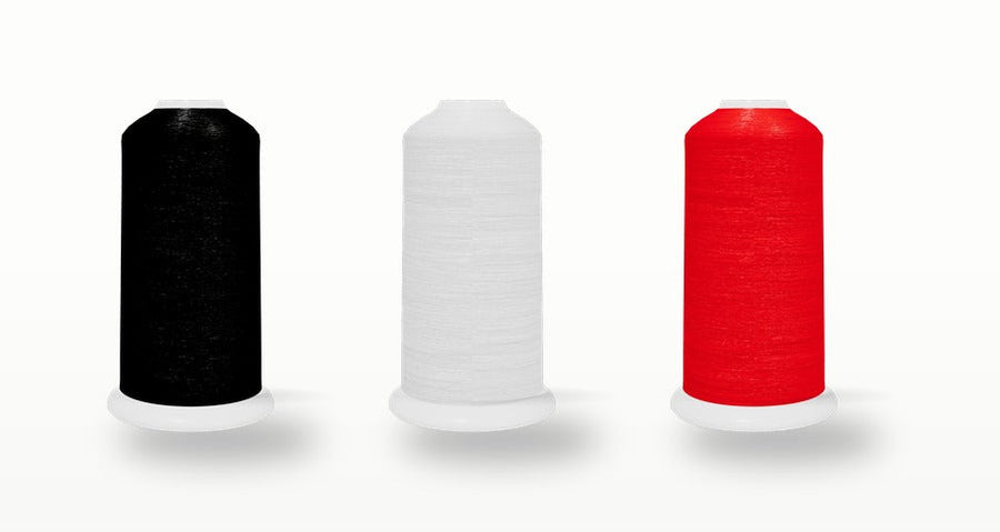 SILKhee INTRO 3 + 1 pack — polyester machine embroidery thread cones in the pack's colors