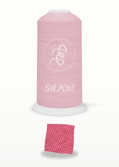 SILKhee 5021 Pink Sand polyester embroidery thread 40wt cone