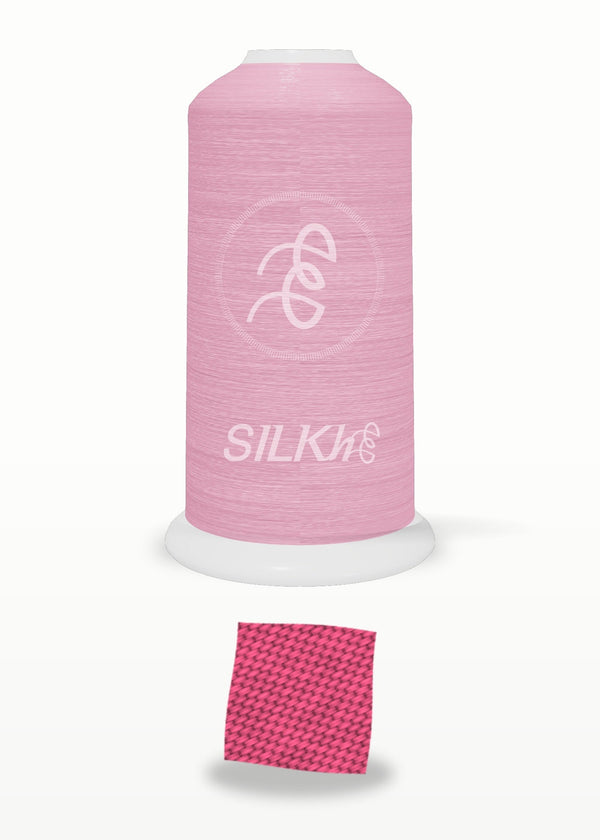 SILKhee 5023 Quartz Pink polyester embroidery thread 40wt cone