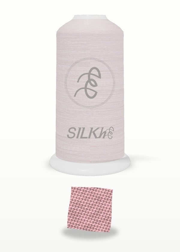 SILKhee 5034 Pale Coral polyester embroidery thread 40wt cone
