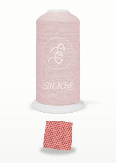 SILKhee 5035 Coral Blush polyester embroidery thread 40wt cone