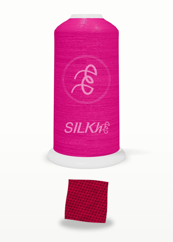 SILKhee 5047 Dried Cherry polyester embroidery thread 40wt cone