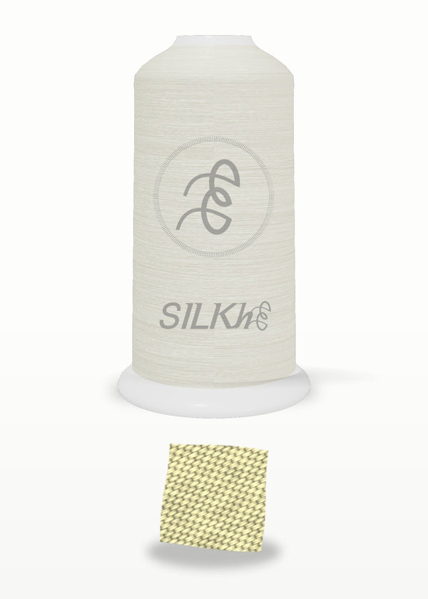 SILKhee 5059 Lemon Icing polyester embroidery thread 40wt cone