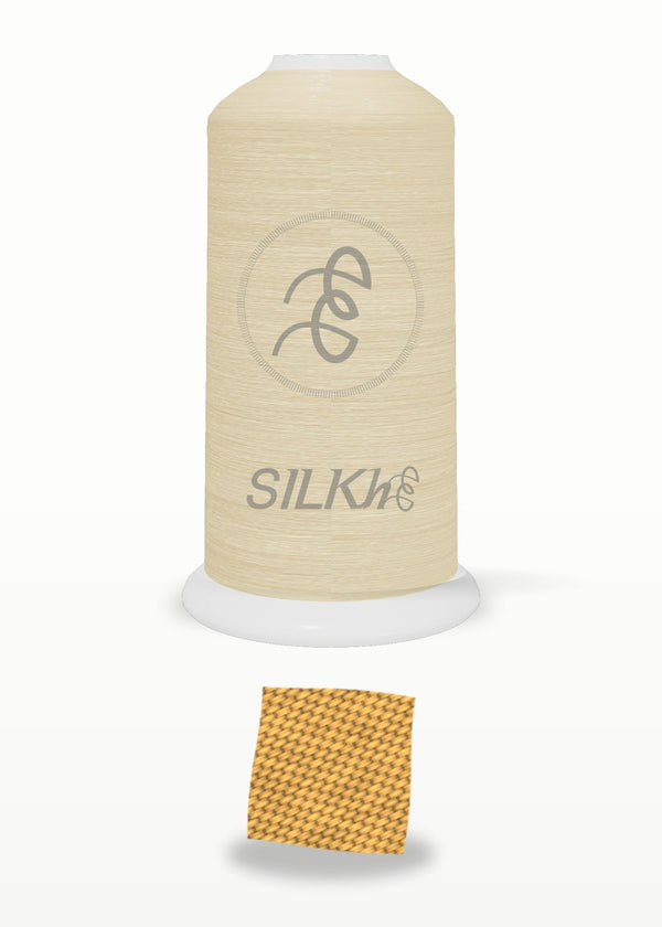 SILKhee 5067 Sunset Gold polyester embroidery thread 40wt cone