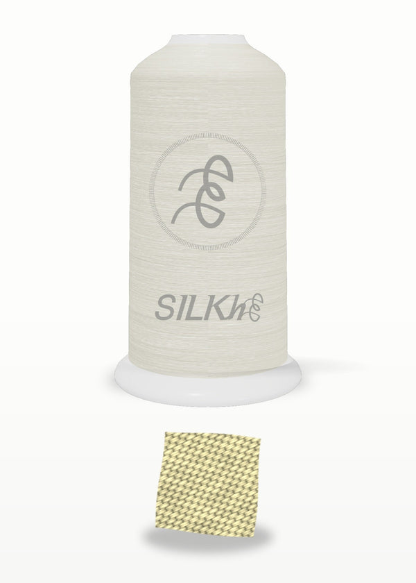 SILKhee 5069 Cream Gold polyester embroidery thread 40wt cone