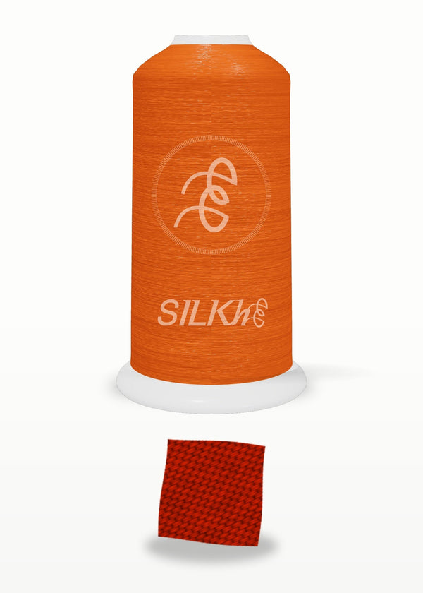 SILKhee 5088 Valiant Poppy polyester embroidery thread 40wt cone