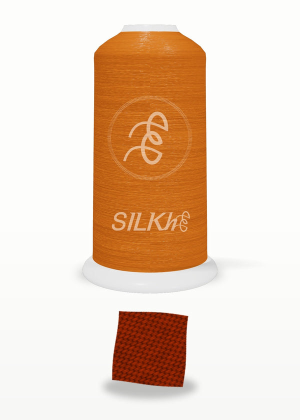 SILKhee 5089 Marsala polyester embroidery thread 40wt cone