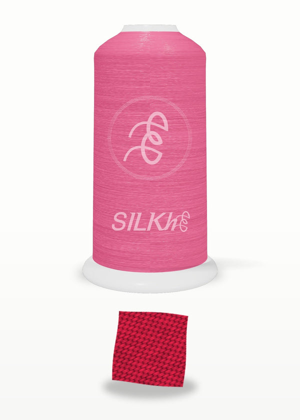 SILKhee 5094 Electric Fushcia polyester embroidery thread 40wt cone