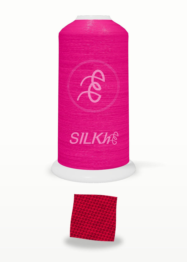 SILKhee 5095 Biker Red polyester embroidery thread 40wt cone