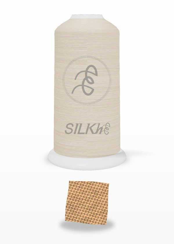 SILKhee 5098 Apricot Crush polyester embroidery thread 40wt cone