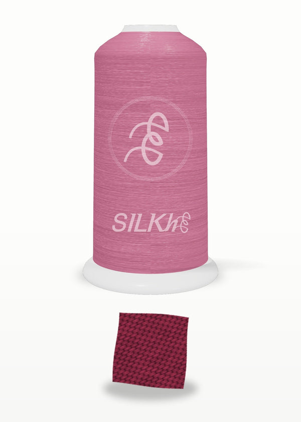 SILKhee 5110 Garnet polyester embroidery thread 40wt cone