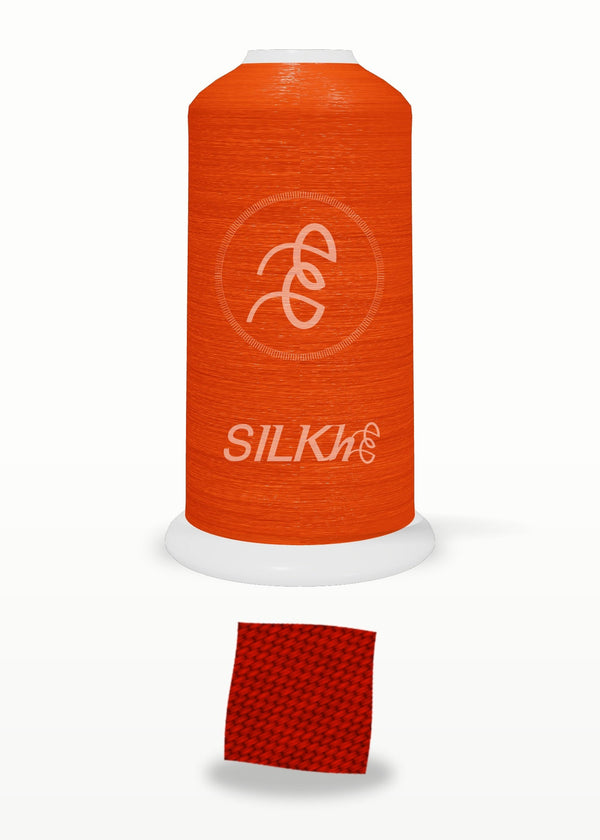SILKhee 5111 Poppy polyester embroidery thread 40wt cone