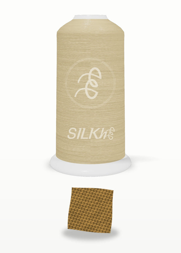 SILKhee 5123 Warm Khaki polyester embroidery thread 40wt cone