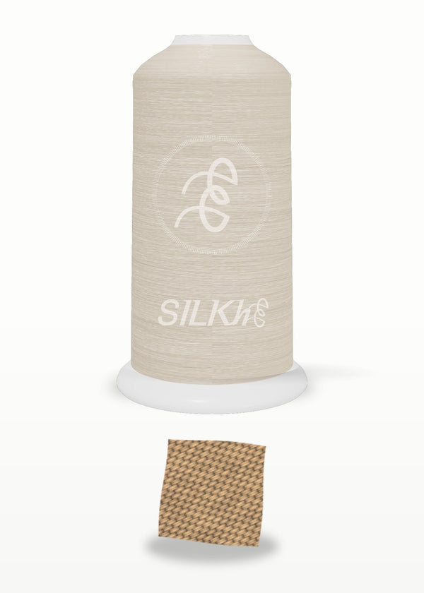 SILKhee 5135 Oat polyester embroidery thread 40wt cone
