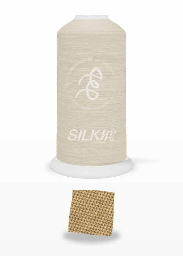SILKhee 5136 Sand Dune polyester embroidery thread 40wt cone
