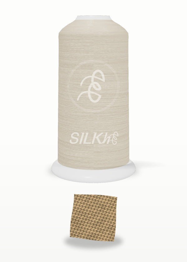 SILKhee 5138 Desert Wheat polyester embroidery thread 40wt cone