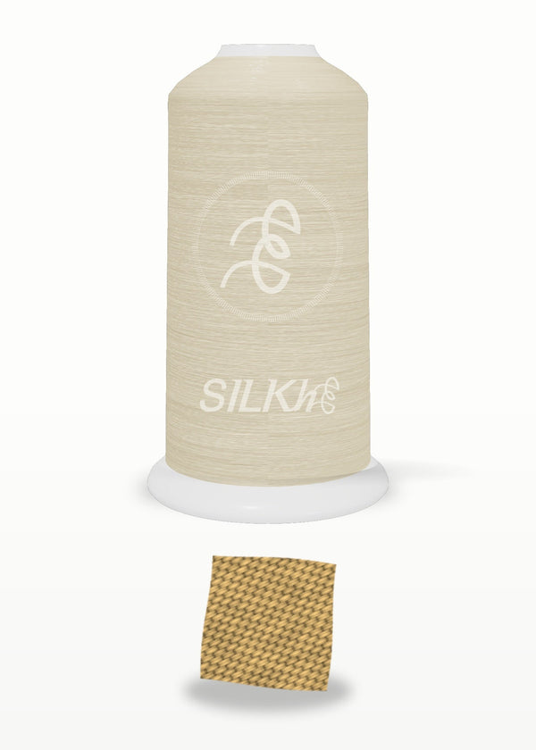 SILKhee 5143 Honey polyester embroidery thread 40wt cone
