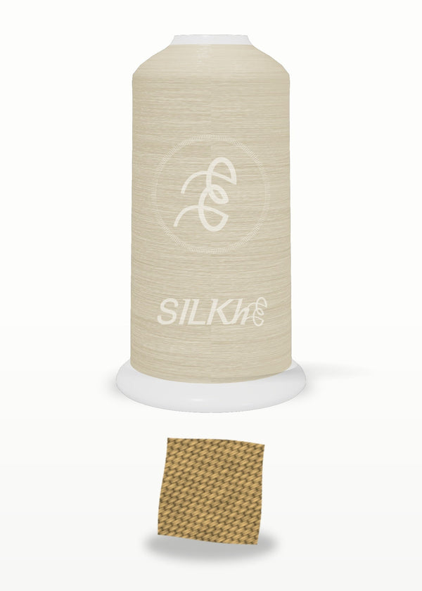 SILKhee 5144 Caramel polyester embroidery thread 40wt cone