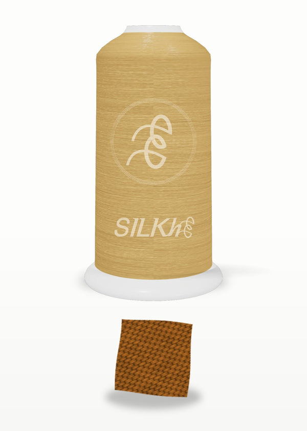 SILKhee 5150 Cognac polyester embroidery thread 40wt cone