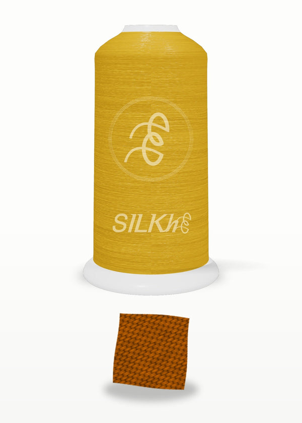 SILKhee 5151 Ginger Root polyester embroidery thread 40wt cone