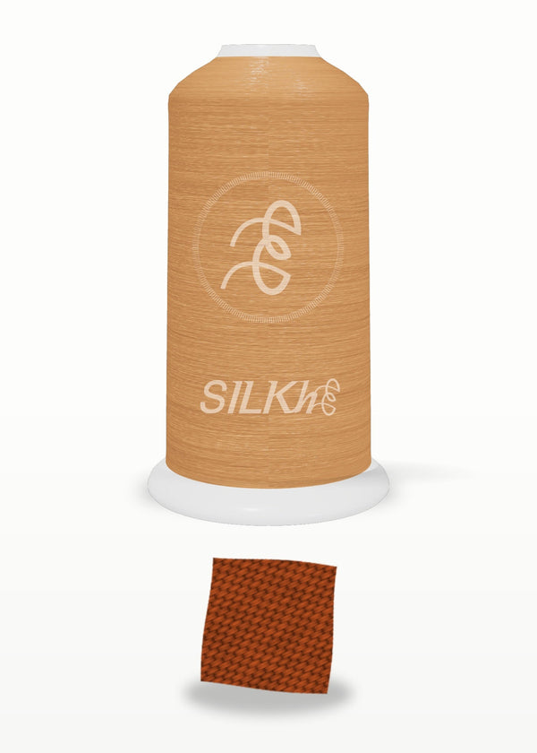 SILKhee 5152 Rust Belt polyester embroidery thread 40wt cone