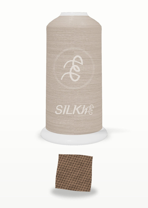 SILKhee 5153 Mocha polyester embroidery thread 40wt cone