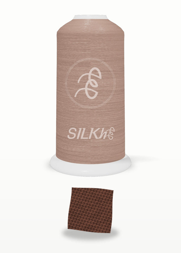 SILKhee 5160 Dark Russet polyester embroidery thread 40wt cone