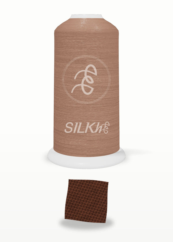 SILKhee 5163 Auburn polyester embroidery thread 40wt cone
