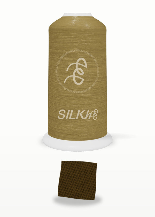 SILKhee 5169 Espresso polyester embroidery thread 40wt cone