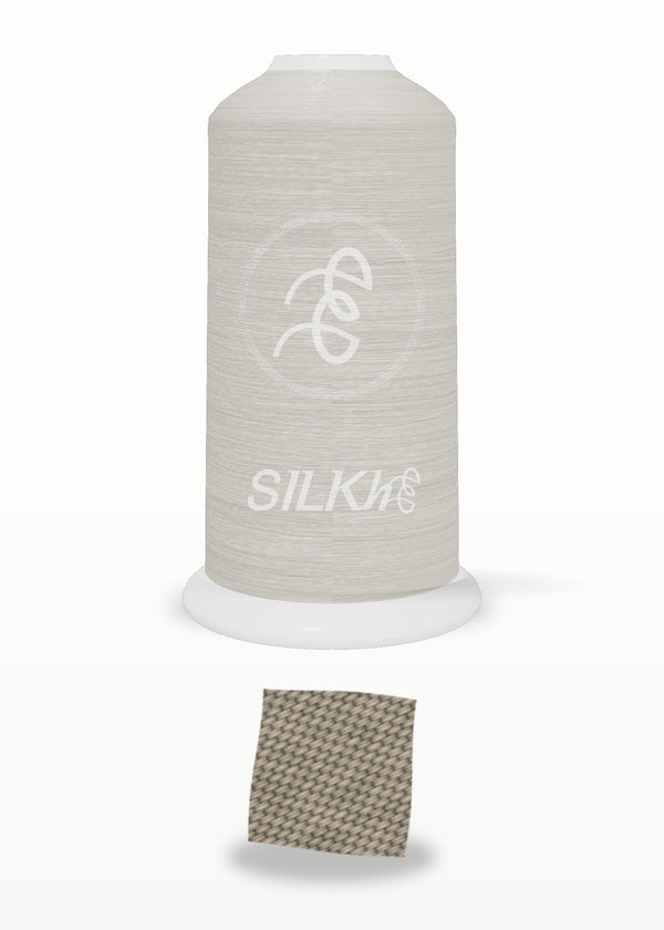 SILKhee 5176 Pewter polyester embroidery thread 40wt cone