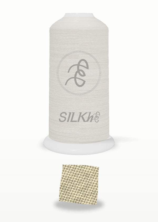 SILKhee 5178 Cream Puff polyester embroidery thread 40wt cone