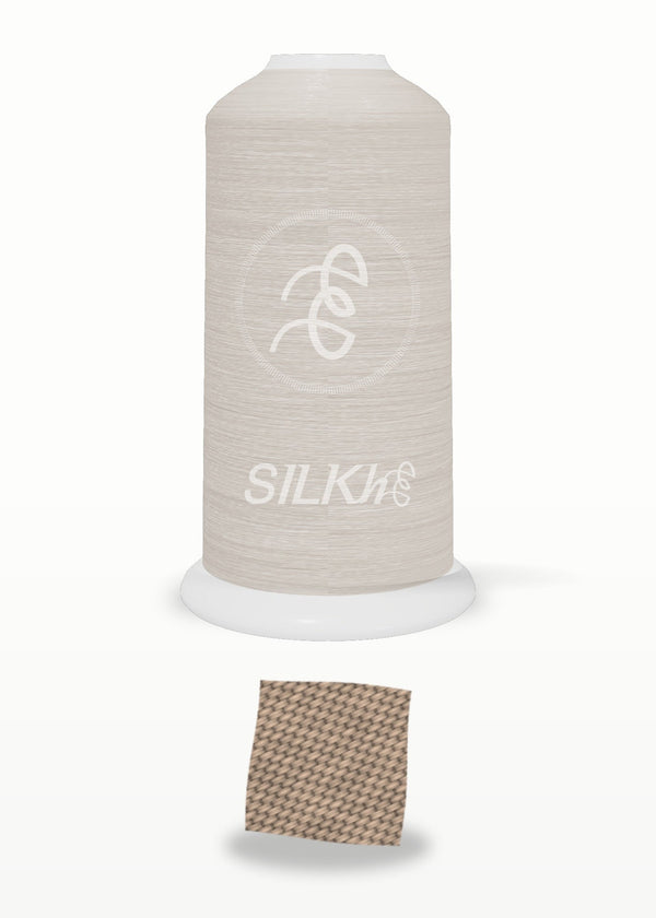 SILKhee 5187 Beach Pebble polyester embroidery thread 40wt cone