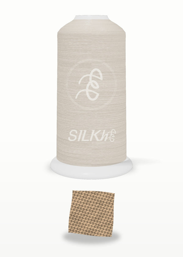 SILKhee 5191 Pale Gold polyester embroidery thread 40wt cone
