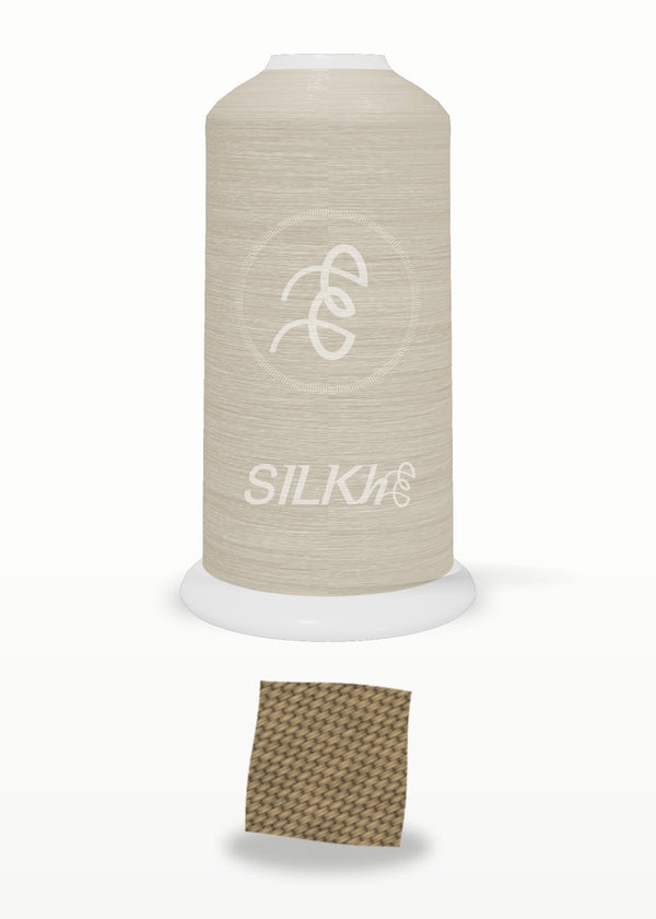 SILKhee 5196 Tawny Birch polyester embroidery thread 40wt cone