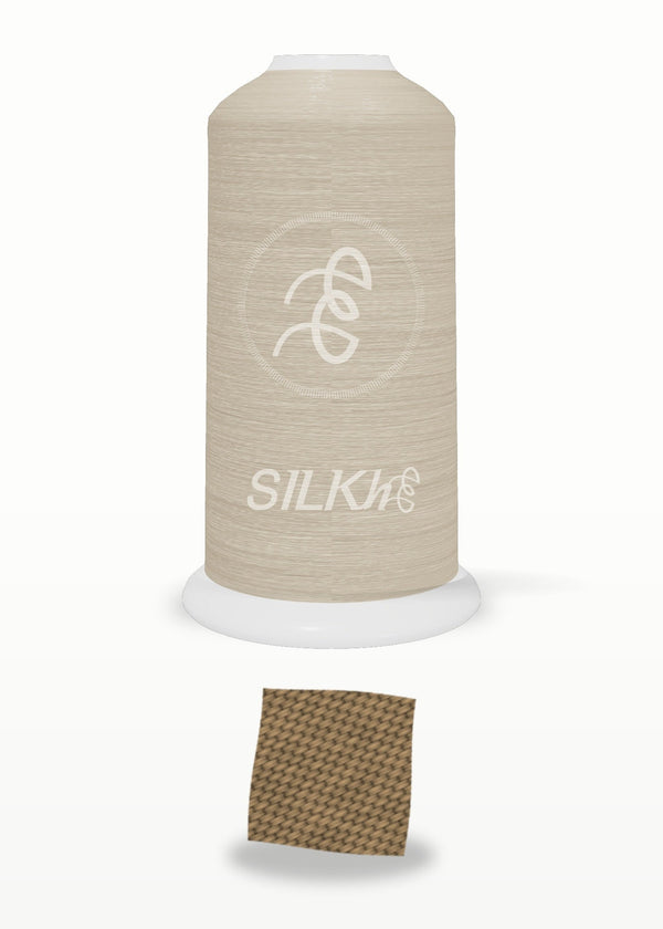 SILKhee 5197 Raw Linen polyester embroidery thread 40wt cone