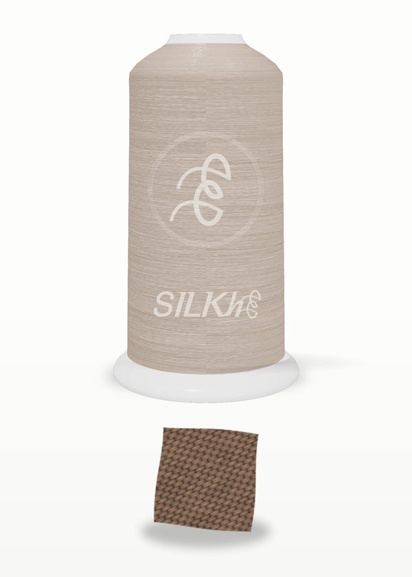 SILKhee 5198 Teak Wood polyester embroidery thread 40wt cone