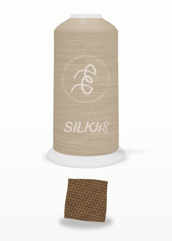 SILKhee 5200 Pecan Shell polyester embroidery thread 40wt cone