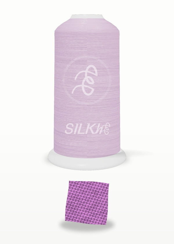 SILKhee 5216 Amethyst Orchid polyester embroidery thread 40wt cone