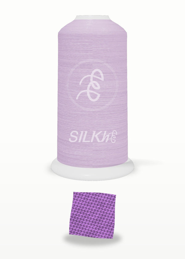 SILKhee 5217 Pastel Lilac polyester embroidery thread 40wt cone