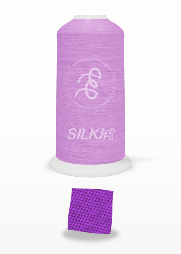 SILKhee 5218 Striking Purple polyester embroidery thread 40wt cone