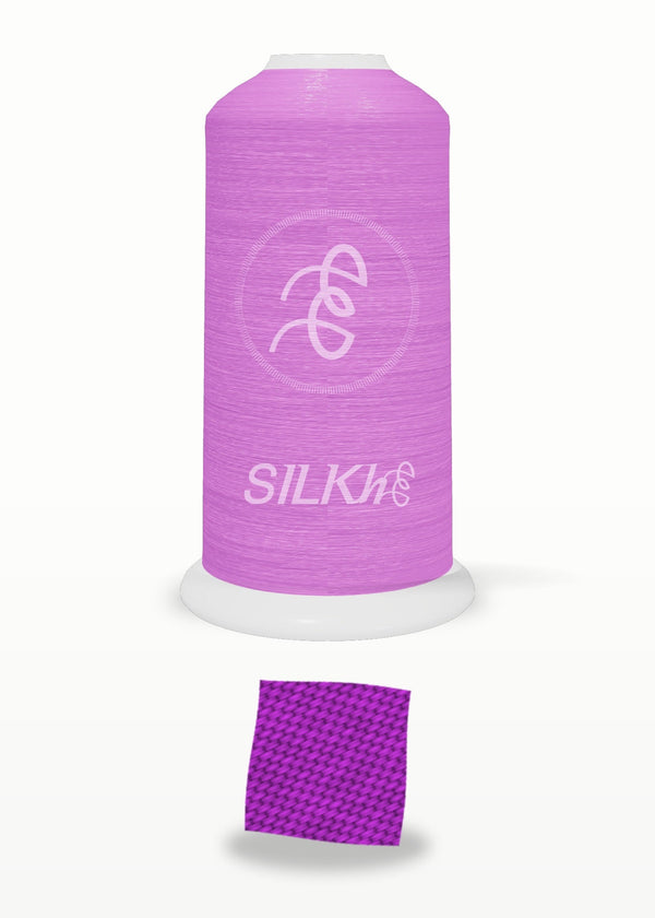 SILKhee 5219 Radiant Orchid polyester embroidery thread 40wt cone