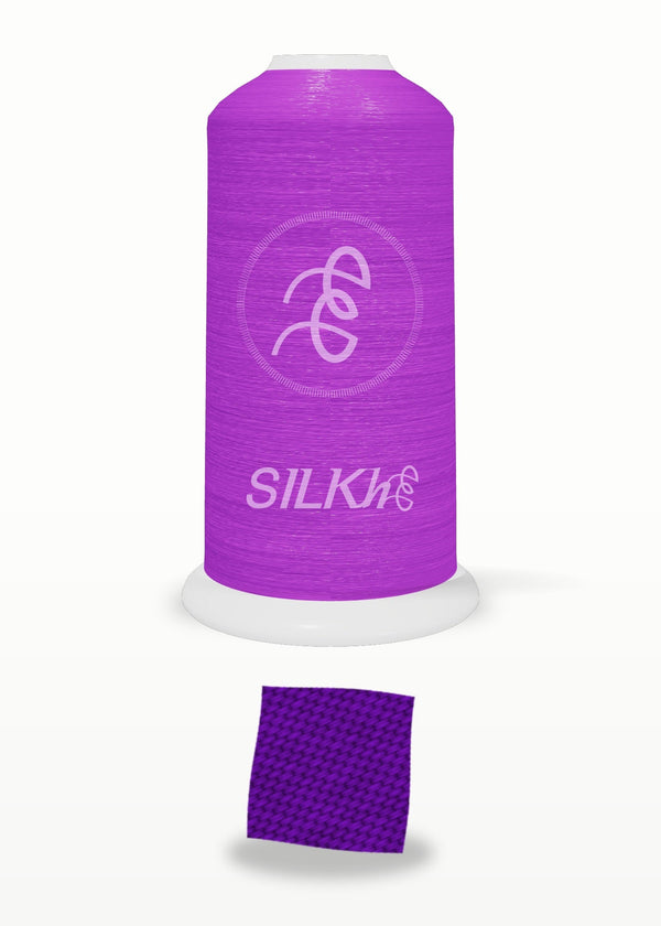 SILKhee 5221 Royal Purple polyester embroidery thread 40wt cone