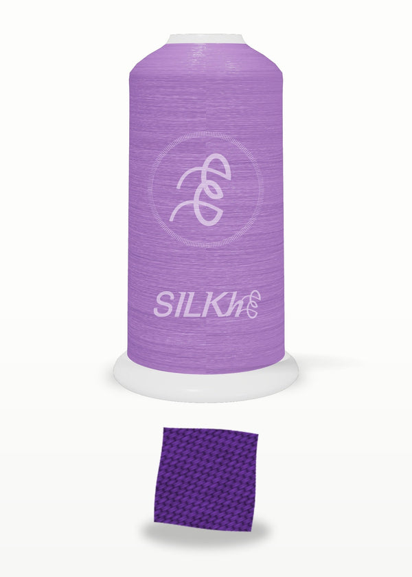 SILKhee 5225 Deep Violet polyester embroidery thread 40wt cone
