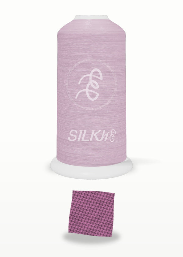 SILKhee 5232 Mauve Mist polyester embroidery thread 40wt cone