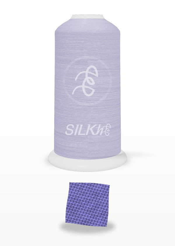 SILKhee 5237 Blue Iris polyester embroidery thread 40wt cone