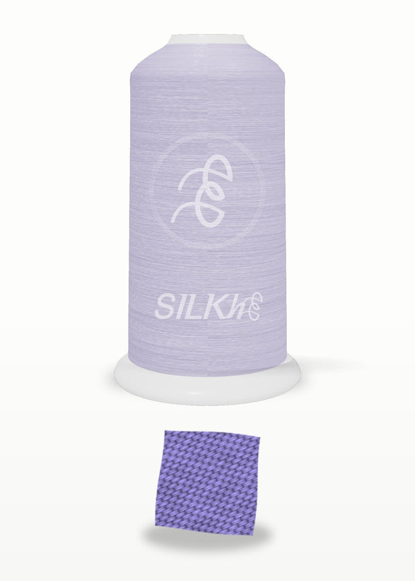 SILKhee 5238 Pastel Violet polyester embroidery thread 40wt cone