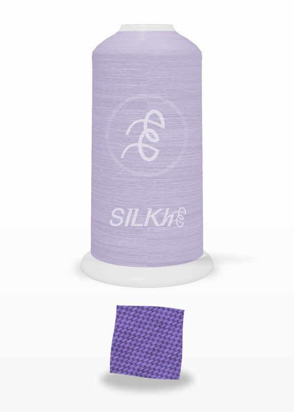 SILKhee 5240 Violet Storm polyester embroidery thread 40wt cone