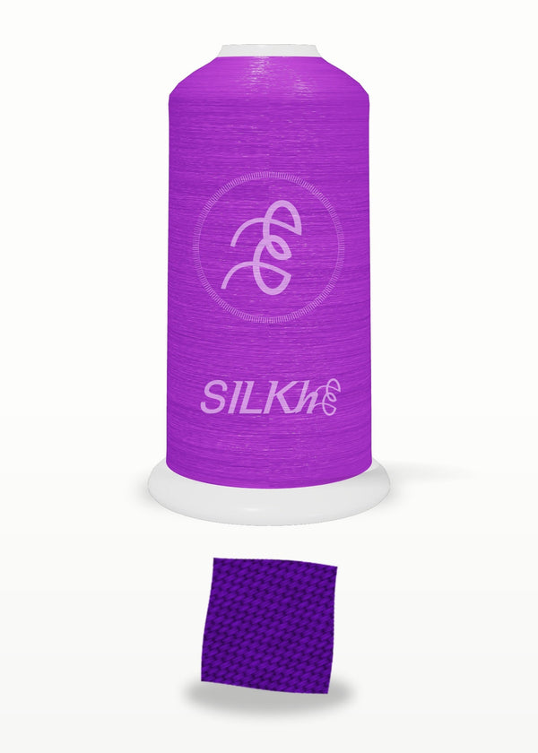 SILKhee 5246 Deep Indigo polyester embroidery thread 40wt cone
