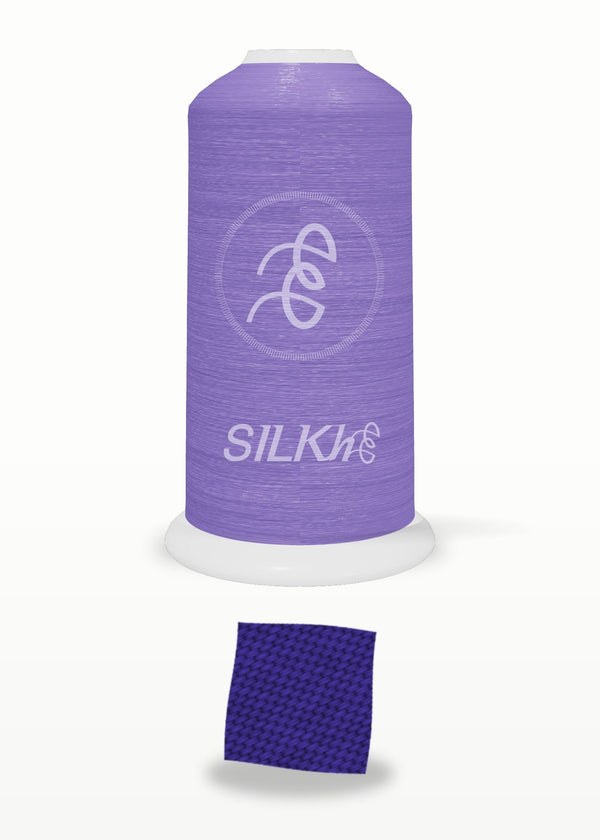 SILKhee 5252 Dark Indigo polyester embroidery thread 40wt cone