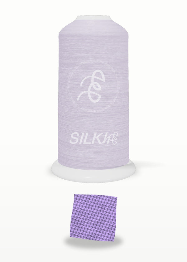 SILKhee 5258 Violet Ice polyester embroidery thread 40wt cone